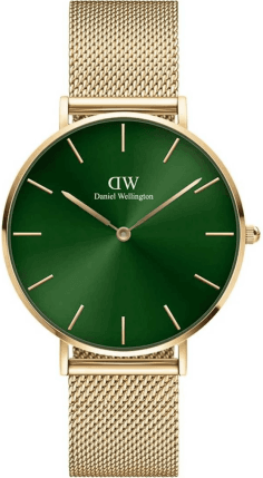 Montre Femme Daniel Wellington Petite Emerald 36mm DW00100481 - Cadran Vert Emeraude, Boîtier Or
