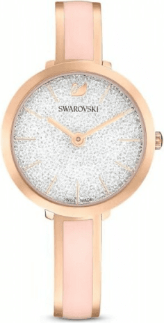 Montre Femme Swarovski Crystalline Delight 5642221 en Acier Or Rose