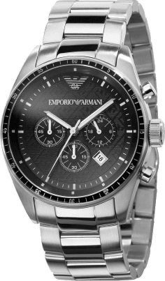 Montre Homme Emporio Armani AR0585 en Acier Inoxydable Sportivo