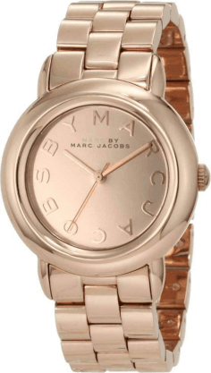 Montre Femme Marc Jacobs Amy MBM3099 Cadran et Bracelet Or Rose Acier Inoxydable