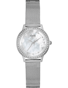 Montre Guess Chelsea W0647L1 pour Femme en Acier Argenté