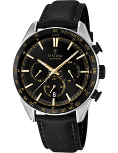 Montre Homme Festina Sport F16844/3 Noir - Cadran et bracelet noir - Chronographe